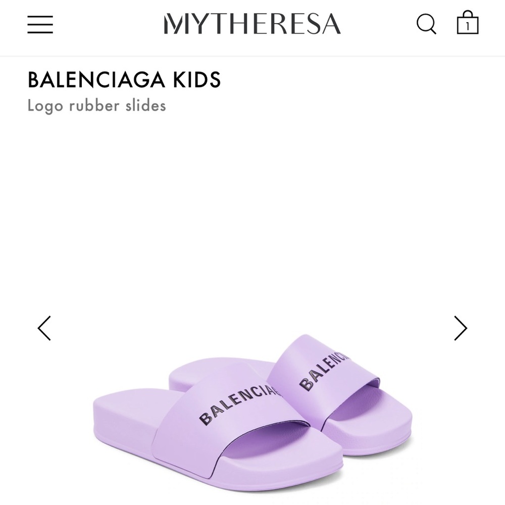 Balenciaga Toddler Slides